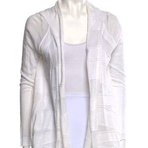 Sarah Pacini White Cream Open-Front Cardigan Size Small or One size